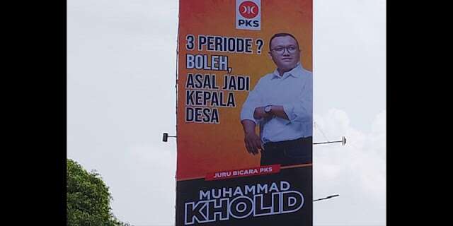 Soal 3 Periode, Jubir PKS: Boleh, Asal Jadi Kades