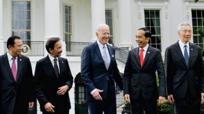 Presiden Joko Widodo (Jokowi) dalam KTT Khusus ASEAN-AS di Amerika Serikat (AS). FOTO/Net