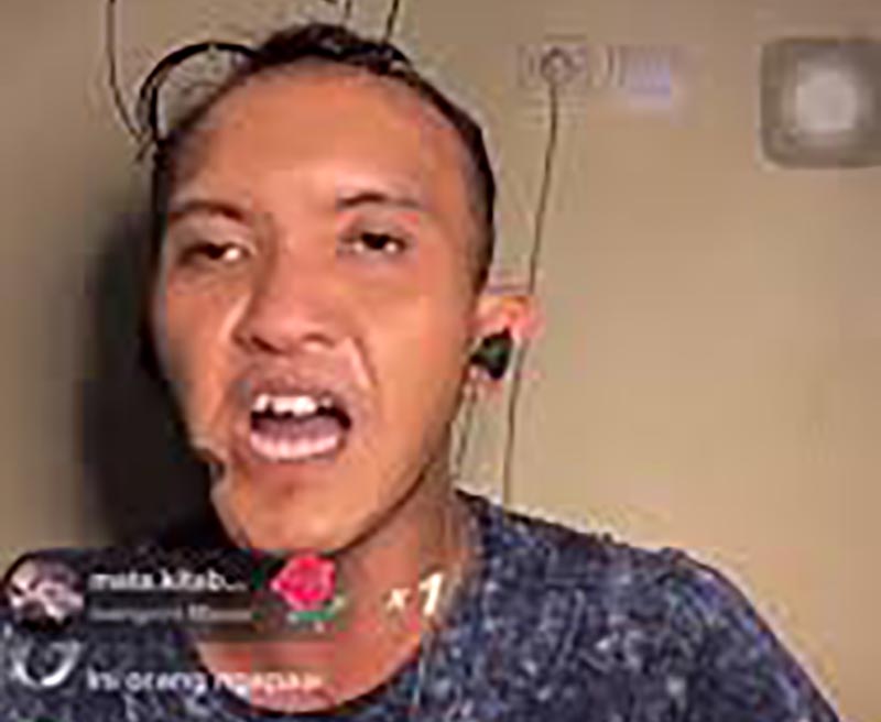 Caisar sanggup melakukan live streaming di TikTok selama 24 jam. FOTO/Tiktok