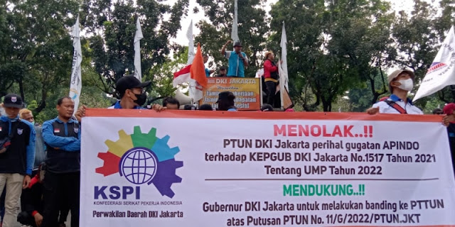 Demo UMP DKI, Buruh Minta Anies Baswedan Melawan di PTUN