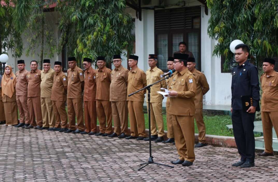Pimpin Apel Perdana, Pj Bupati Aceh Barat Tekankan Kedisiplinan ASN