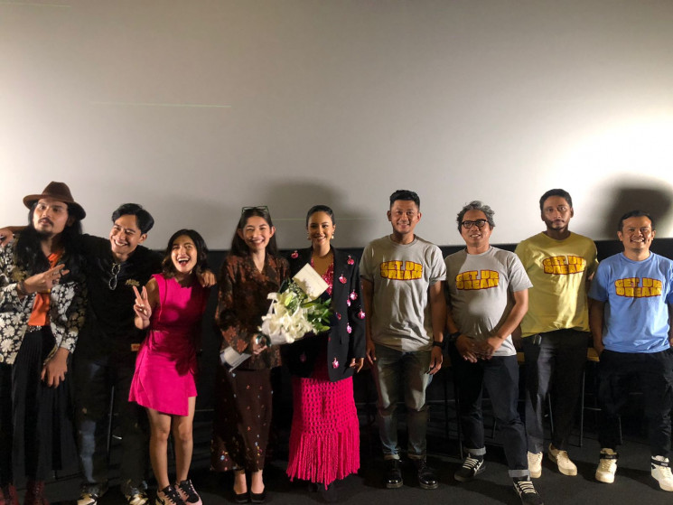 Pemain dan sutradara serial Get Ur Dream saat jumpa pers di CGV FX Senayan, Jumat (4/11)