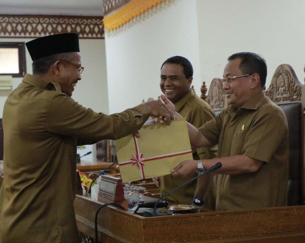 Sekda Aceh Barat Sampaikan Jawaban Terhadap Pandangan Umum RAPBK Tahun 2023