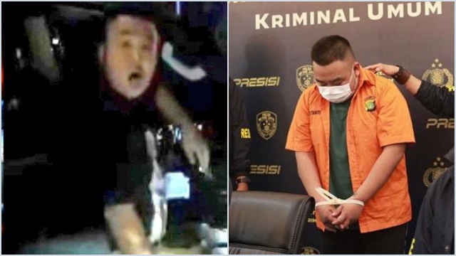 Pengemudi Fortuner yang Arogan di Pluit Beli Pelat Dinas Polri Palsu di Olshop Rp500 Ribu
