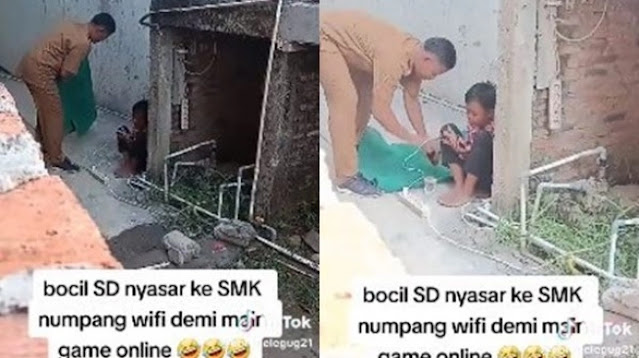 Viral 'Bocil Kematian' Ndeprok Main Game Online di SMK, Pak Guru Buru-buru Beri Fasilitas VIP