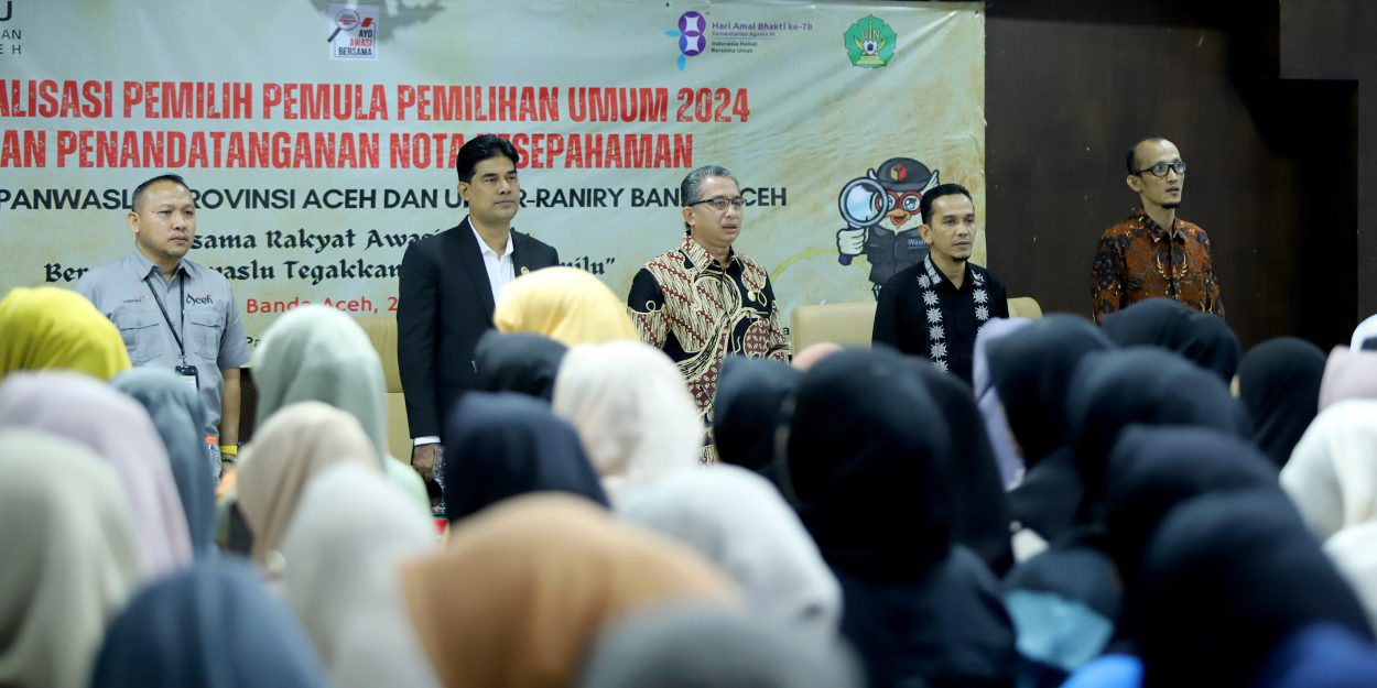 250 Mahasiswa UIN Ar-Raniry Ikut Sosialisasi Pemilih Pemula Pemilu 2024