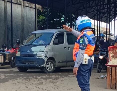 Dinas Perhubungan (Dishub) Kabupaten Aceh Besar akan menerapkan rekayasa lalu lintas jalan satu arah di jalan utama pasar Induk Lambaro. FOTO/Dok. Istimewa. Ⓒ Hak cipta foto di atas dikembalikan sesungguhnya kepada pemilik foto