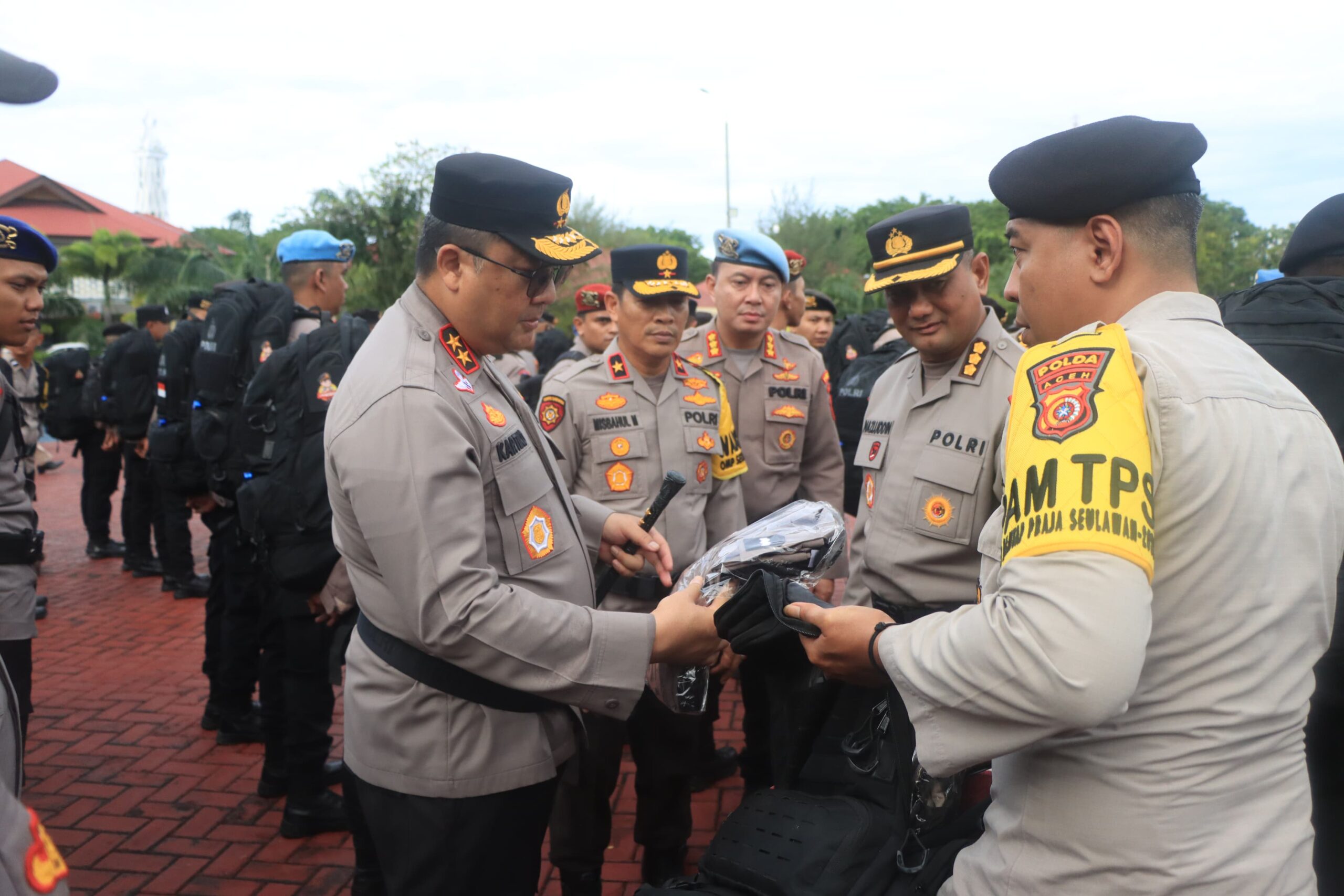 Polda Aceh dan Jajaran Siap Amankan TPS pada Pilkada Serentak 2024