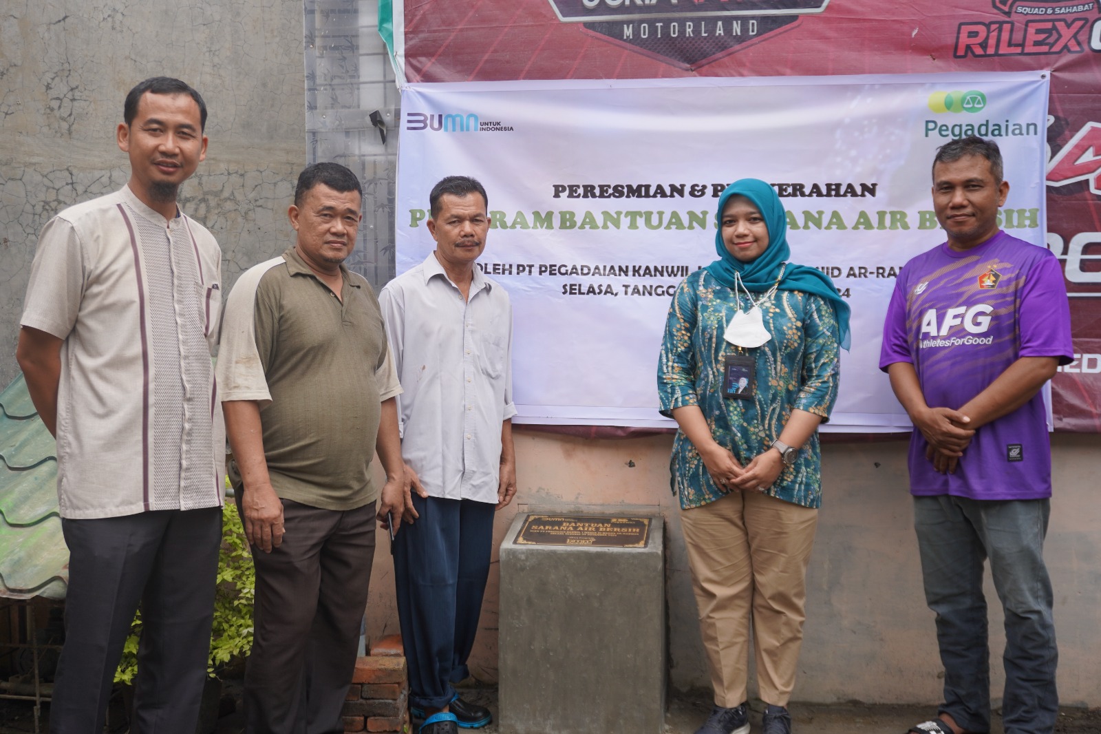 PT Pegadaian Kanwil I Medan Salurkan Sarana Air Bersih di Kota Medan