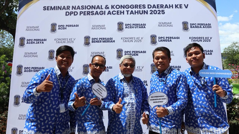 Dr. Aripin Ahmad Pimpin Persagi Aceh, Dorong Profesionalisme Ahli Gizi Hadapi Tantangan Global