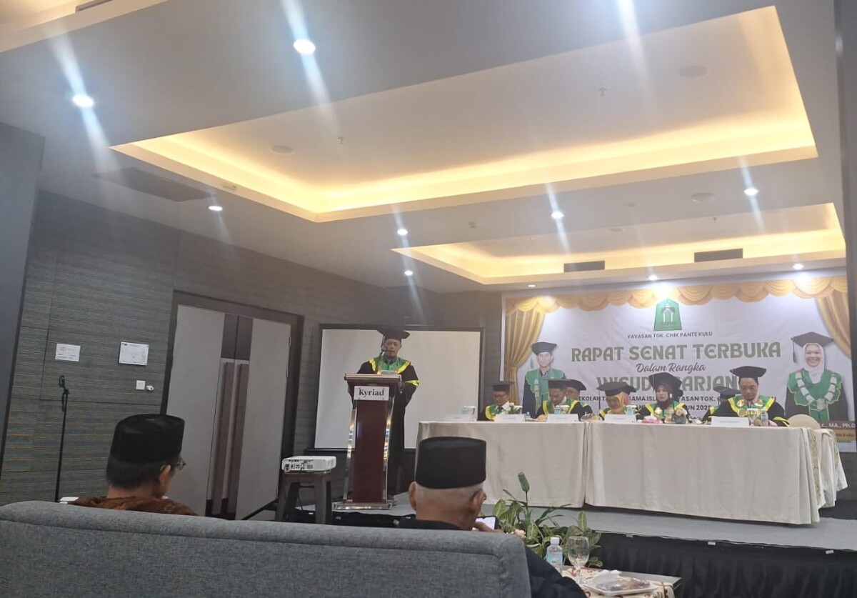 STAI Tgk. Chik Pante Kulu Banda Aceh Wisuda 37 Lulusan, Dr. Miswar Sampaikan Orasi Ilmiah