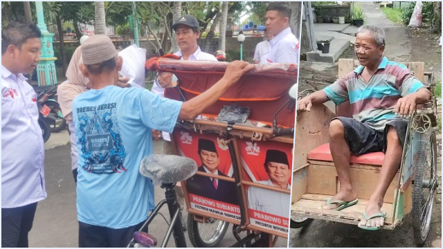 Nasib Penerima Bantuan Becak Listrik dari Prabowo: Awalnya Dibawa Pulang tapi Ditarik di Tengah Jalan