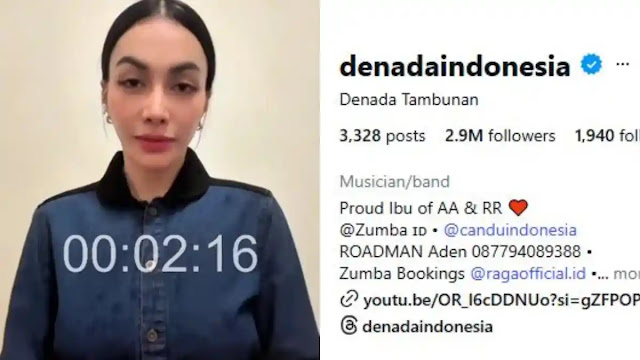 Denada Ganti Bio Instagram usai Akui Ressa Rizky sebagai Anak Kandung, Netizen Curiga
