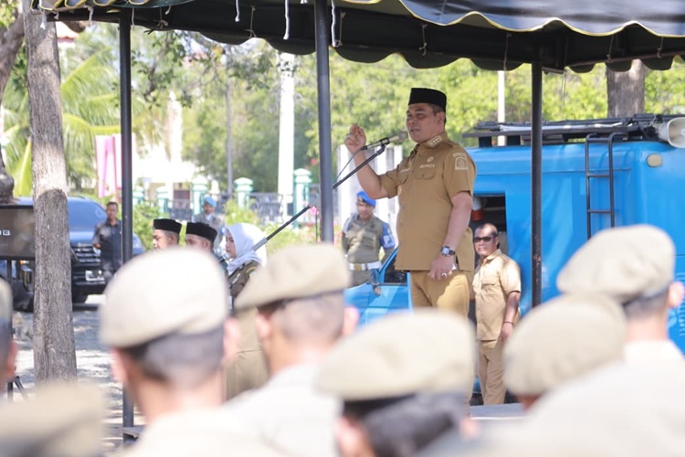 Bupati Aceh Besar Minta Satpol PP-WH Laksanakan Tugas Secara Tegas, Tapi Jangan Kasar