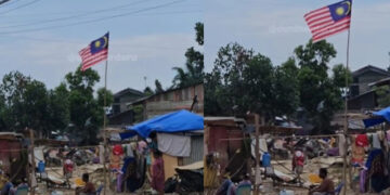 Viral Warga Aceh Pasang Bendera Malaysia di Tenda Pengungsian, ke Mana Negara?