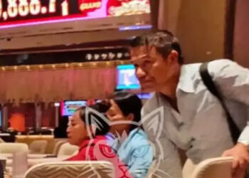 Heboh! Pria Mirip Sekjen PSSI Yunus Nusi Tertangkap Kamera di Kasino Singapura