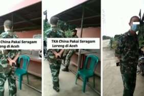 Bikin Gaduh, TKA China yang Berpakaian Militer di Aceh Dipulangkan ke Asalnya
