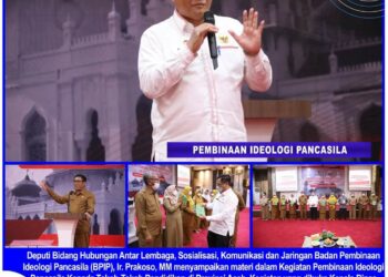 Kegiatan Pembinaan Ideologi Pancasila Kepada Tokoh-Tokoh Pendidikan Di Provinsi Aceh. Foto/Dok. Disdik Aceh