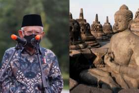 Kyai Ma'ruf Amin Kunjungi Candi Borobudur: Lebaran Ini Pasti Ramai Pengunjung...