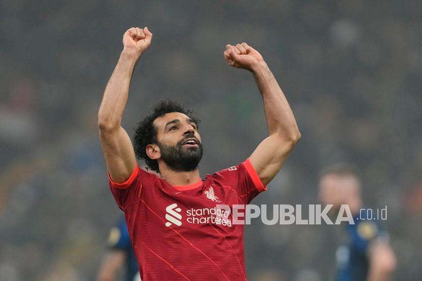  Pemain Liverpool Mohamed Salah.