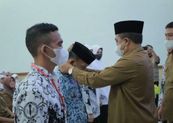 Bupati Aceh Barat Buka Bimtek Pengelola Pustaka Sekolah Inisiasi PGRI