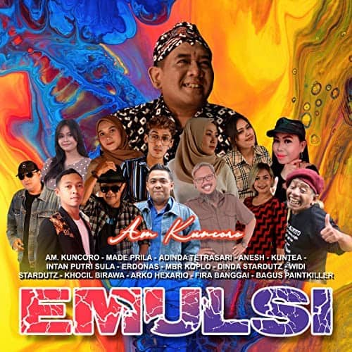 Flayer Album Lagu Emulsi Dari Am Kuncoro Feat 13 Artis Penyanyi Prima Founder Records &Amp; Publising. Foto/Dok. Pfr