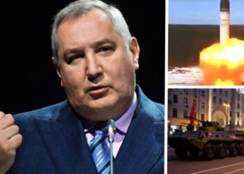 Kepala Badan Antariksa Rusia (Roscosmos) yakni Dmitry Rogozin. FOTO/Net