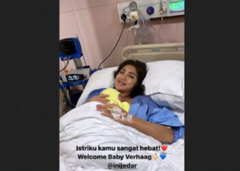 Melahirkan Kemarin, Jessica Iskandar dan Vincent Verhaag Dikaruniai Anak Laki-laki