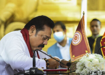Perdana Menteri Sri Lanka Mahinda Rajapaksa. FOTO/Net