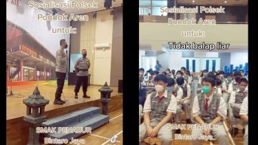 Viral Polisi Sosialisasi Tawuran di SMA Penabur, Netizen: Salah Server