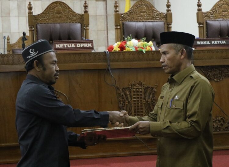 Ketua DPRK Apresiasi Opini WTP ke-8 Pemkab Aceh Barat