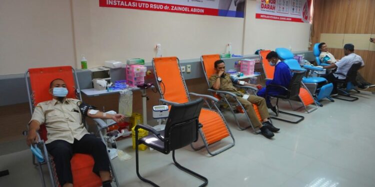 ASN Bappeda Aceh Donor 38 Kantong Darah