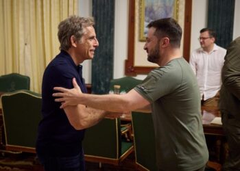 Ben Stiller Kunjungi Ukraina Sebagai Duta UNHCR dan Bertemu Presiden Volodymyr Zelenskyy