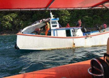 Boat Pancing Mati Mesin di Pulau Rondo, 9 ABK Selamat