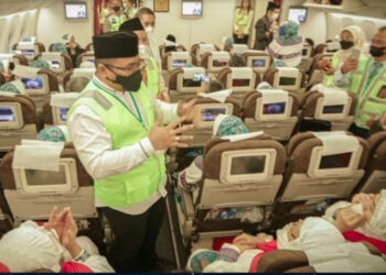 Hari Kedua Operasional Penyelenggaraan Ibadah Haji, 5.945 Jemaah Berangkat ke Tanah Suci