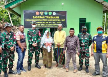 Program TNI Manunggal Membangun Desa (TMMD) Imbangan ke-113 Kodim 0103/Aceh Utara resmi ditutup. FOTO/Net
