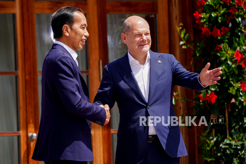 Jokowi-Kanselir Jerman Bahas Penguatan Kerja Sama Ekonomi