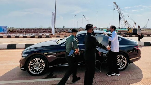Jokowi Nyatakan Mobil Listrik Hyundai Jadi Kendaraan Resmi KTT G20, Netizen: Kenapa Ga Esemka?