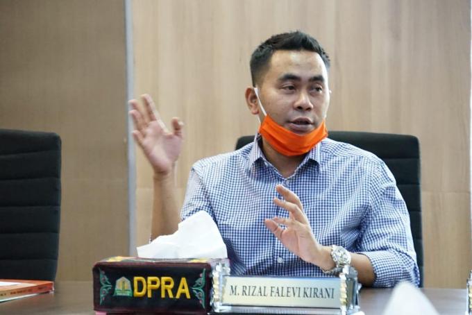 Anggota Dewan Perwakilan Rakyat Aceh (DPRA), M Rizal Falevi Kirani. FOTO/Dok. DPR Aceh