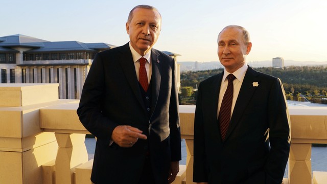 Presiden Turki, Reccep Tayyip Erdogan, Sempat Melaporkan Rencananya Kepada Presiden Rusia, Vladimir Putin Untuk Melakukan Serangan Di Suriah. Foto/Net
