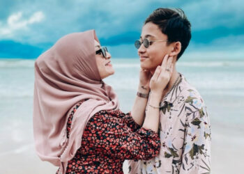 Nathalie Holscher dan&amp;nbsp; Rizwan Fadillah. (Instagram)