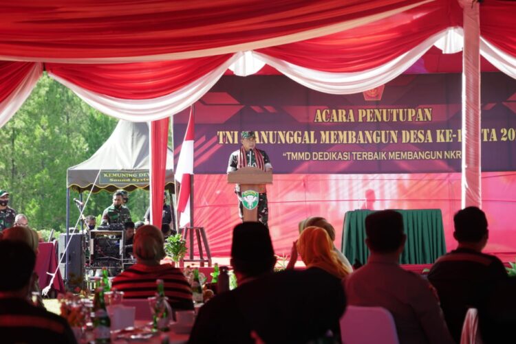 Tutup TMMD ke-113 Tahun 2022, Pangdam IM Ajak Semua Pihak Terus Bersinergi