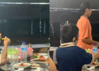 Viral Bocah Makan Makanan Sisa dari Pengunjung Warung, Videonya Bikin Netizen Tak Tega