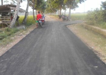 Miliki Jalan Aspal, Warga Desa Gempa Raya Ucapkan Terimakasih Ke Bupati