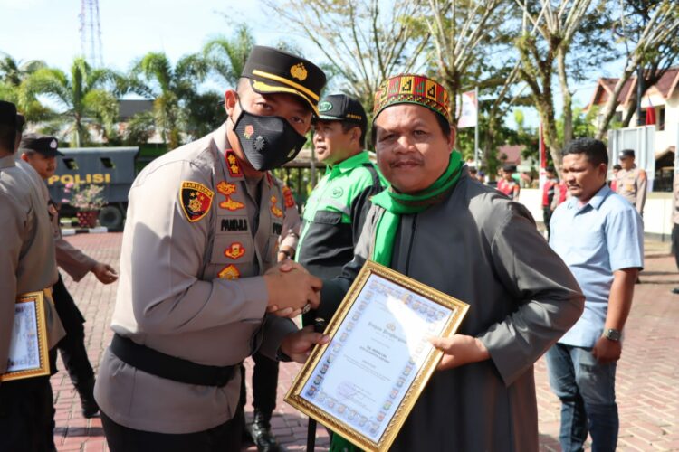 Ikut Andil Ciptakan Kamtibmas, Polres Abar Beri Penghargaan ke Tokoh Ini
