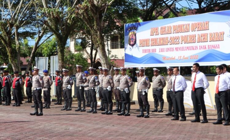 Polres Aceh Barat Gelar Operasi Patuh Seulawah 2022