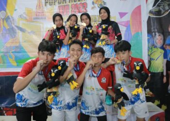 Pebulu Tangkis Beregu Putra-Putri Aceh Barat Sabet 2 Medali Emas di POPDA