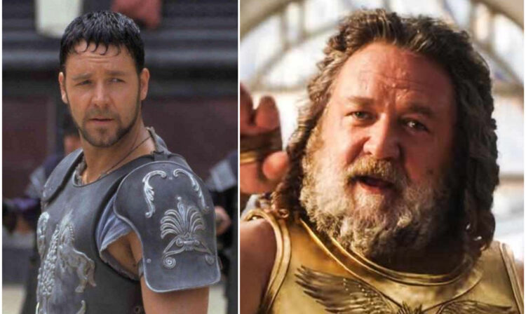 Pangling! Russel Crowe Memerankan Zeus di Thor: Love and Thunder, Gemuk dan Tua