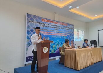 Kepala Dinas Kelautan dan Perikanan Kabupaten Aceh Utara, melalui Kabid Pengawasan Sumberdaya Kelautan dan Perikanan Teuku Johan Maulana. FOTO/Dok, KKP Aceh Utara