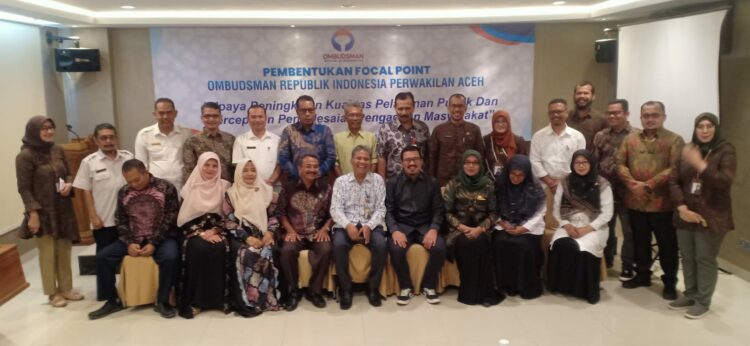 9 Inspektorat Daerah Aceh Ditetapkan Jadi Focal Point Ombudsman